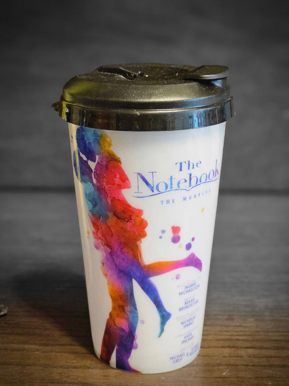 THE NOTEBOOK Broadway Musical Sip Sippy Travel Cup with Lid New